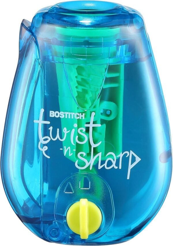 Bostitch Office Twist-N-Sharp Pencil Sharpener, For Kids & Colored Pencils